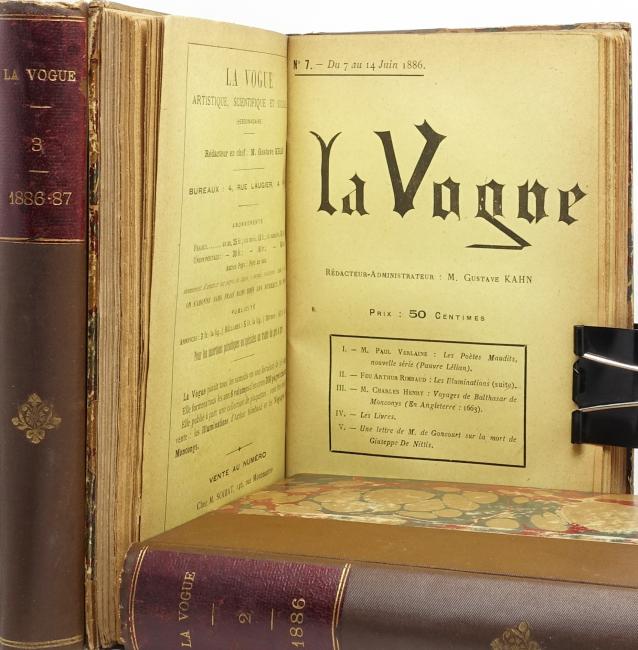 La Vogue. Tome I  III. Paris, 11  avril  27 dcembre 1886