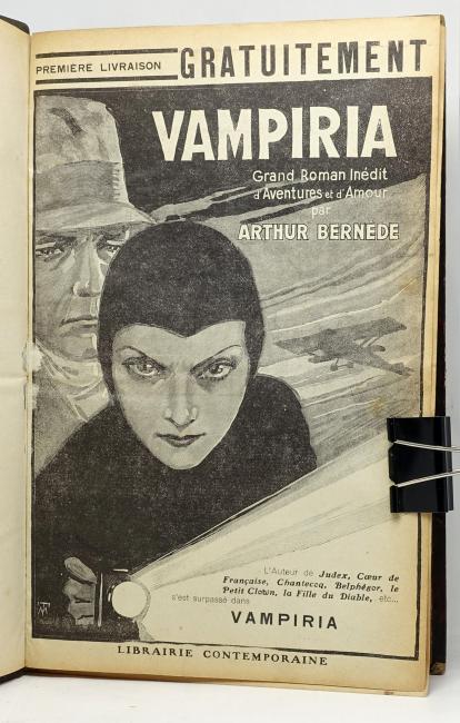 Vampiria. Grand roman indit d'aventures et d'amour