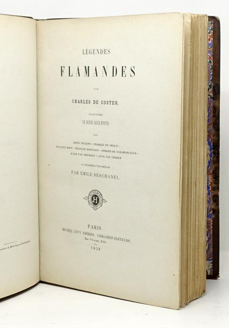 Lgendes Flamandes. Illustres de douze eaux-fortes par Adolf Dillens, Charles de Groux, Flicien Rops